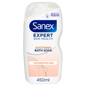 Sanex Expert Skin Health Sensitive Soothing Bubble Bath Soak