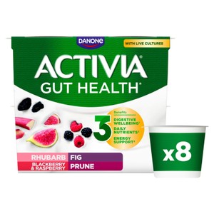 Activia Rhubarb Prune Fig Blackberry & Raspberry Multipack Fruit Yoghurt