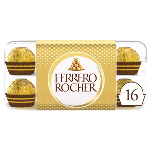 Ferrero Rocher Milk Chocolate Hazelnut Pralines Box of Chocolates,