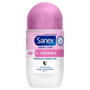 Sanex Derma Care Invisible 48-Hour Antiperspirant Roll-On Deodorant