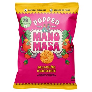 Manomasa Jalapeno BBQ Popped Corn Chips