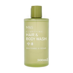M&S Clarifying Hair & Body Wash Sea Fennel & Cedar