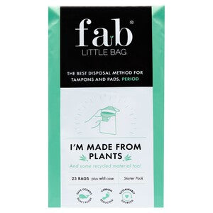 FabLittleBag Sustainably Sourced Bags for Tampons and Pads Starter Pack