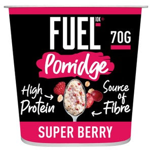 FUEL 10K High Protein Super Berry Porridge Oat Cereal Pot