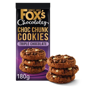 Fox's  Biscuits Triple Chocolate Chunkie Cookie