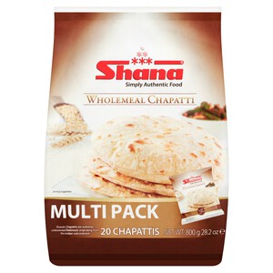 Shana Wholemeal Chapatti Multipack