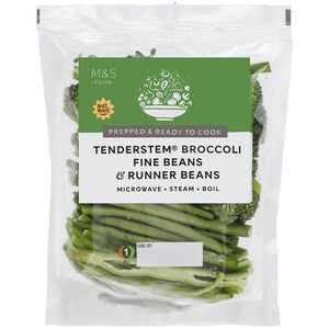 M&S Tenderstem Broccoli, Fine Beans & Runners Beans