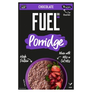 FUEL 10K Chocolate Protein Porridge Sachets Oat Cereal Sachets