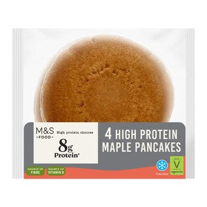 M&S 4 Maple Protein Pancakes