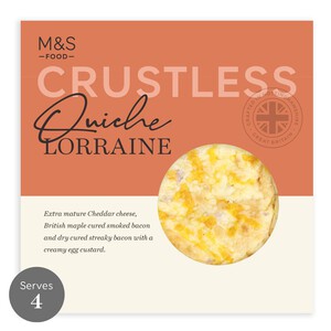 M&S Crustless Quiche Lorraine
