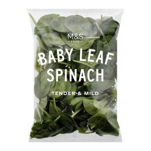 M&S Spinach Washed & Ready to Eat