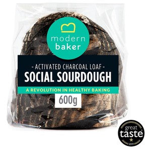 Modern Baker Social Charcoal Sourdough Loaf