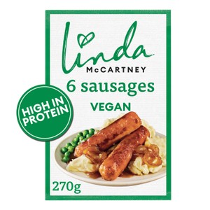 Linda McCartney 6 Frozen Vegetarian Sausages