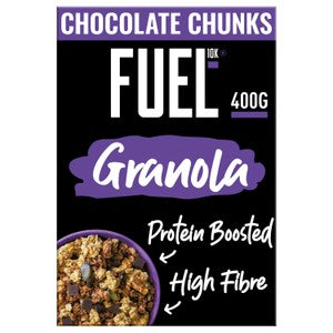 FUEL 10K Chocolate Chunks Protein Granola Breakfast Cereal
