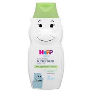 HiPP Kids Clean & Green Bubble Bath Hippo for Sensitive Skin