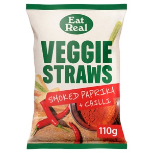Eat Real Smoked Paprika & Chilli Veggie Straws
