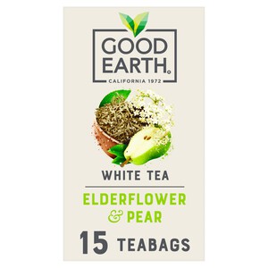 Good Earth Teabags White Tea Elderflower and Pear