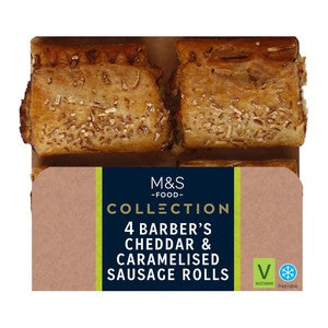 M&S Collection Barber's Cheddar & Caramelised Onion Rolls