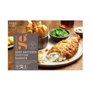 M&S Gastropub Battered Fish & Peas Main for Two