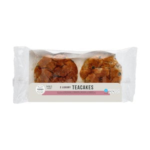 M&S 2 Fruit Filled Luxury Teacakes