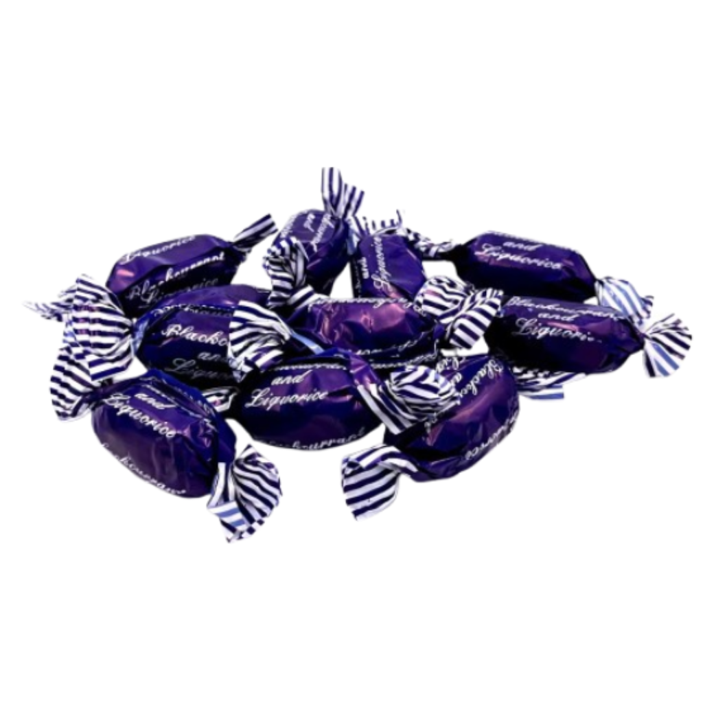 Blackcurrant and Liquorice Individually Wrapped 3kg Bag