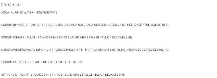 Mum & You OneWipe Extra Large Biodegradable Wet wipe 40 per pack