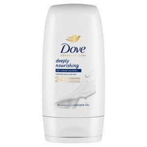 Dove Deeply Nourishing Advanced Care Body Wash Shower Gel Travel Size 55ml - British Goodies Online