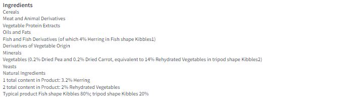Go-Cat Herring with Vegetables Dry Cat Food 2kg