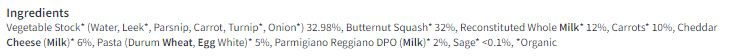 Piccolo Butternut Squash Organic Mac & Cheese Pouch, 7 mths+ 130g