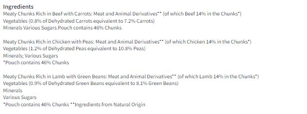 Winalot Meaty Chunks Mixed in Jelly Wet Dog Food 4-x100g