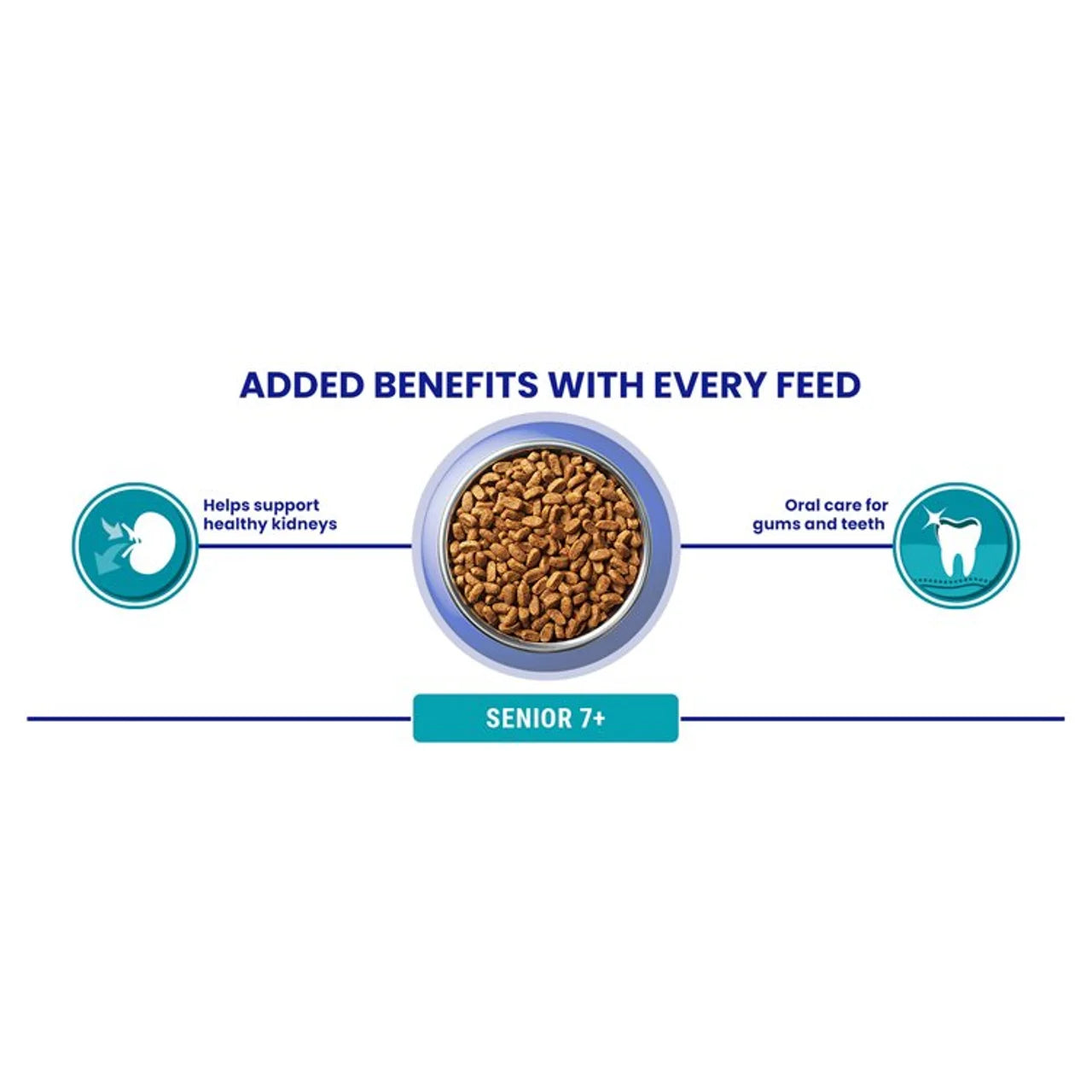 Purina One Senior 7+ Chicken Dry Cat Food 750g