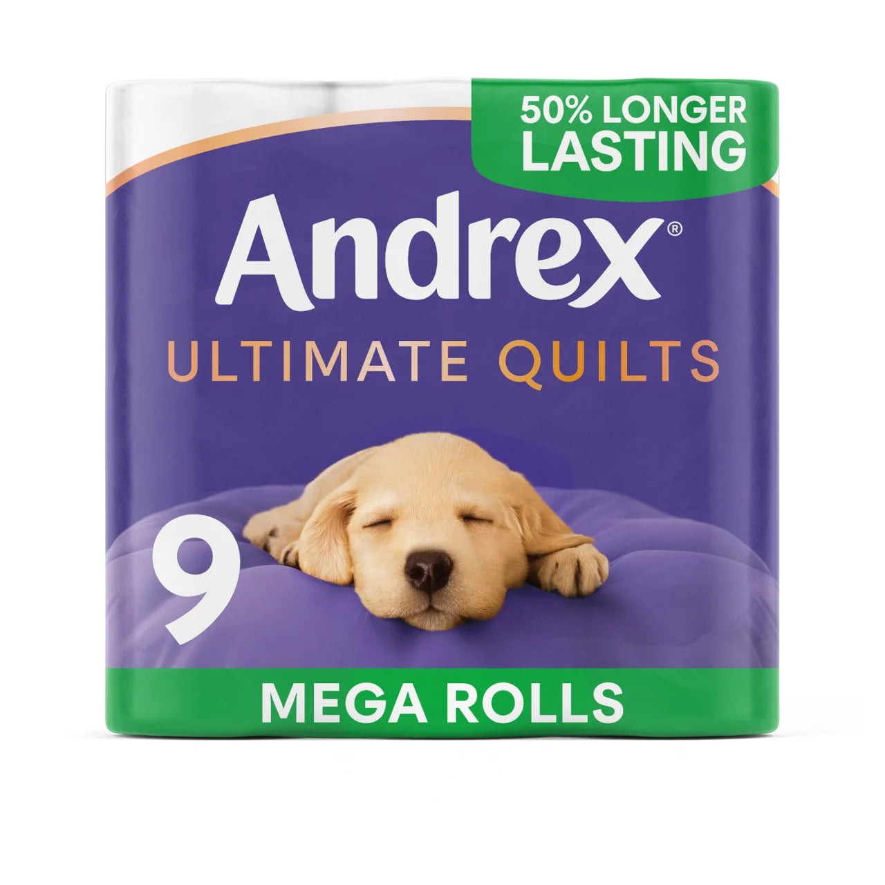 Andrex Ultimate Quilts Toilet Roll Mega Rolls 9 per pack