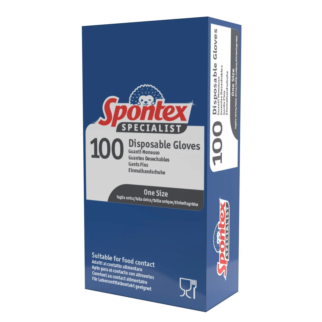 Spontex Specialist Disposable Gloves Food Safe Latex Free 100 per pack