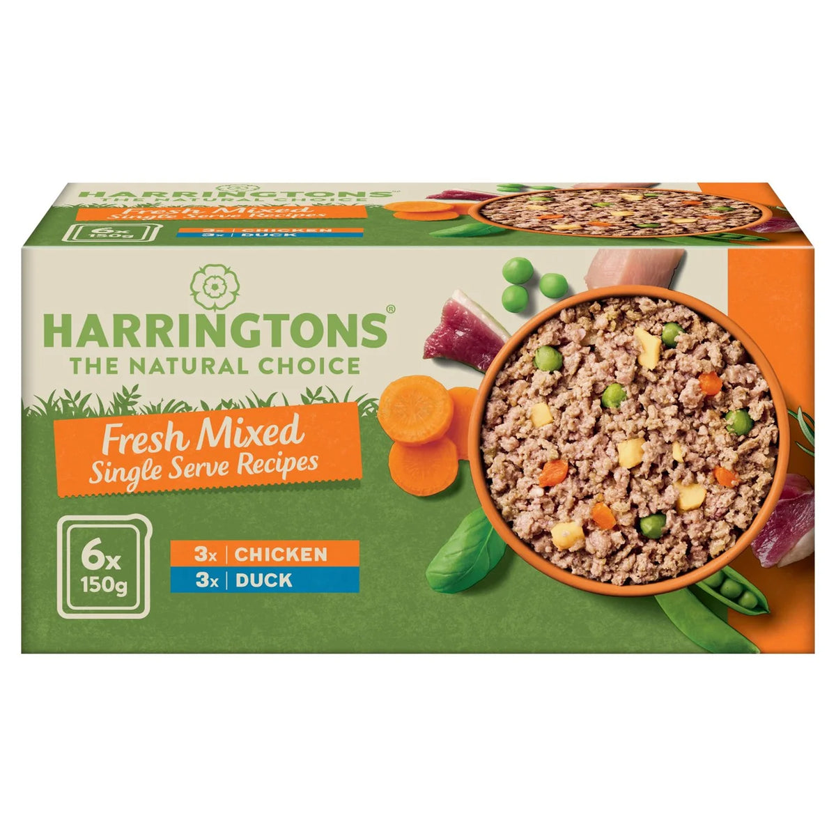 Harringtons Grain Free Mixed Selection Box Dog Food 6 x 150g