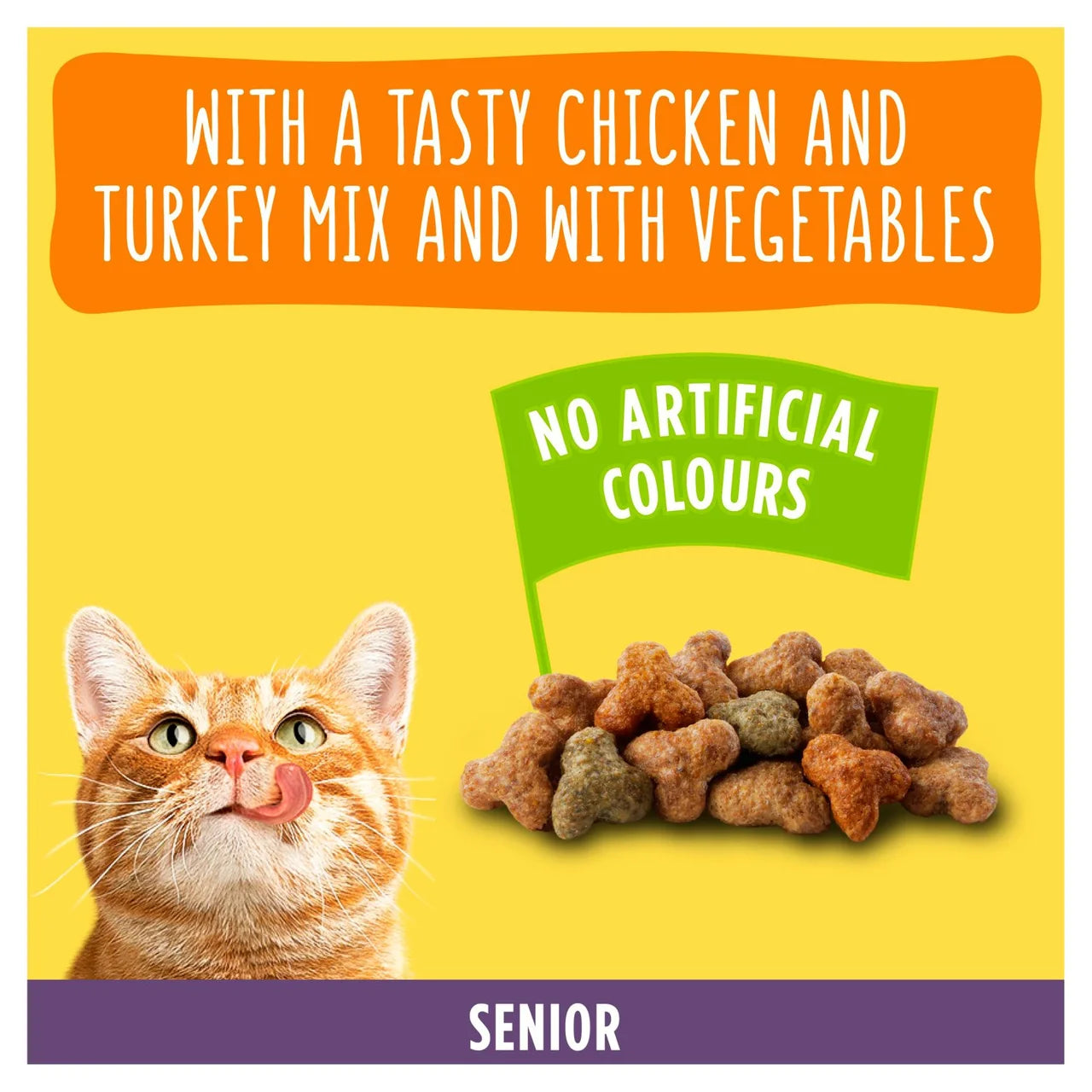 Go-Cat Senior Chicken Dry Cat Food 2kg