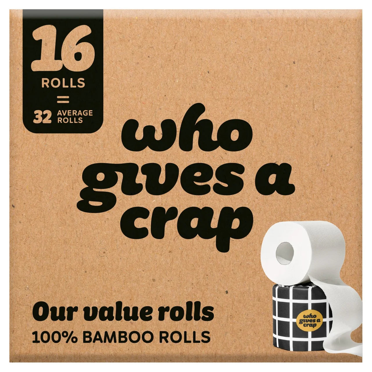 Who Gives A Crap Extra Soft Double Length Toilet Roll 16 per pack