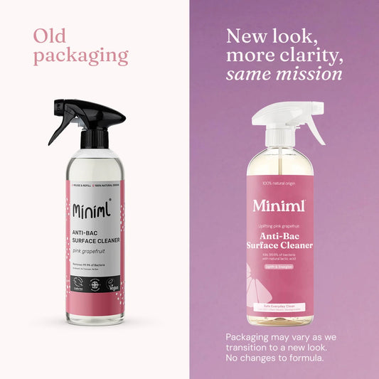 Miniml Pink Grapefruit Anti-Bac Surface Cleaner 750ml