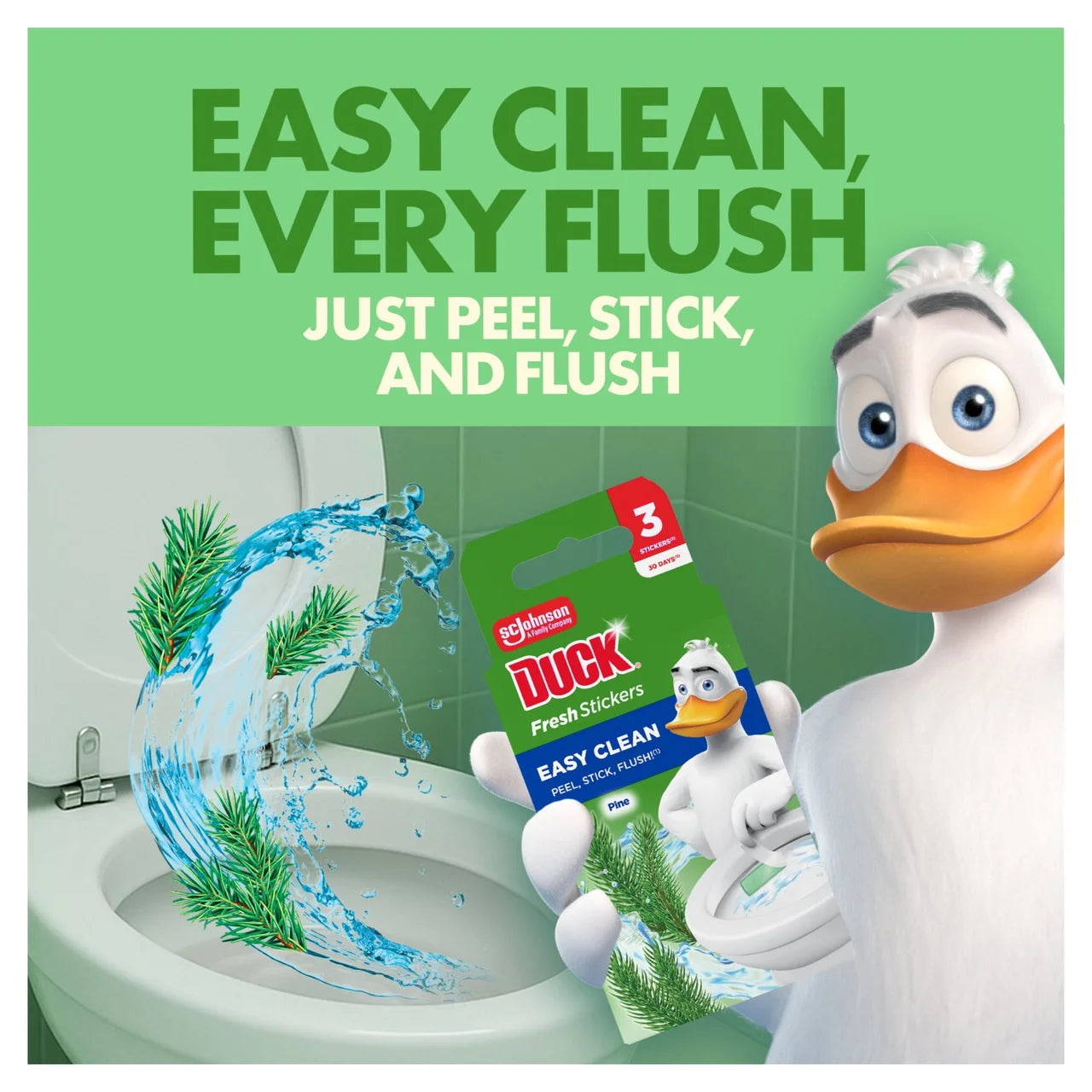 Duck Toilet Fresh Strips Pine 27g