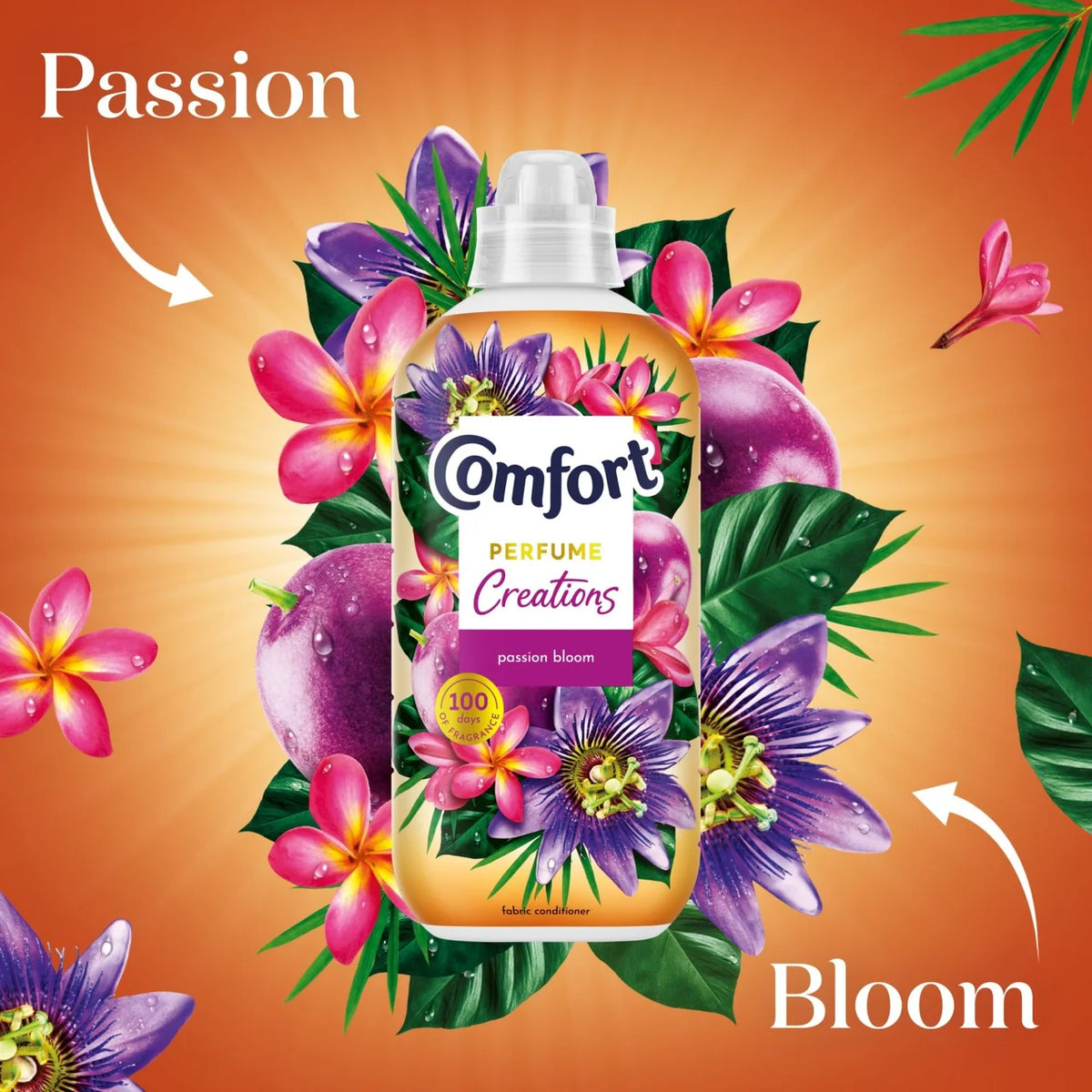 Comfort Creations Fabric Conditioner Passion Bloom 30 Washes 900ml