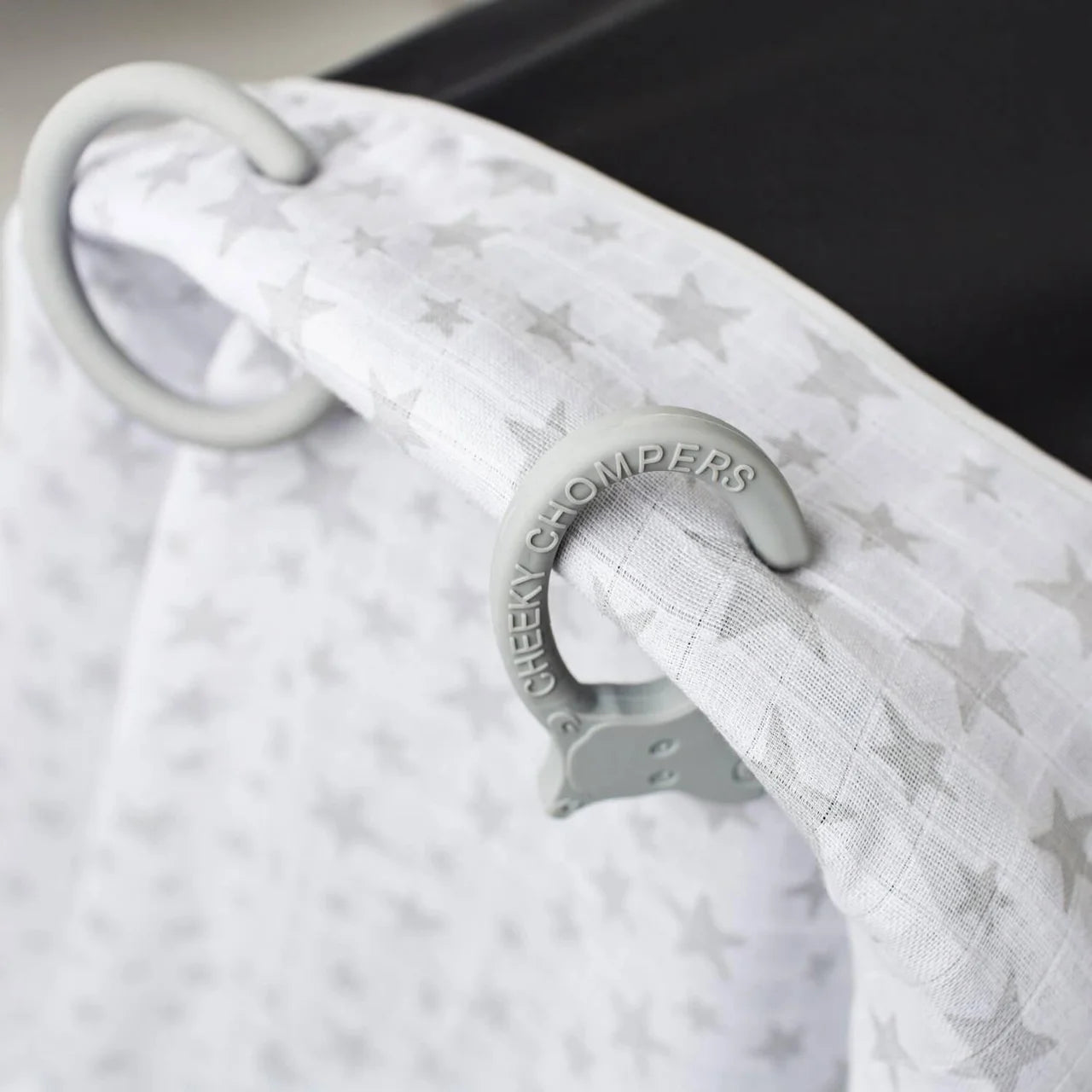 Cheeky Chompers 6 in 1 Multi Muslin Silver Stars