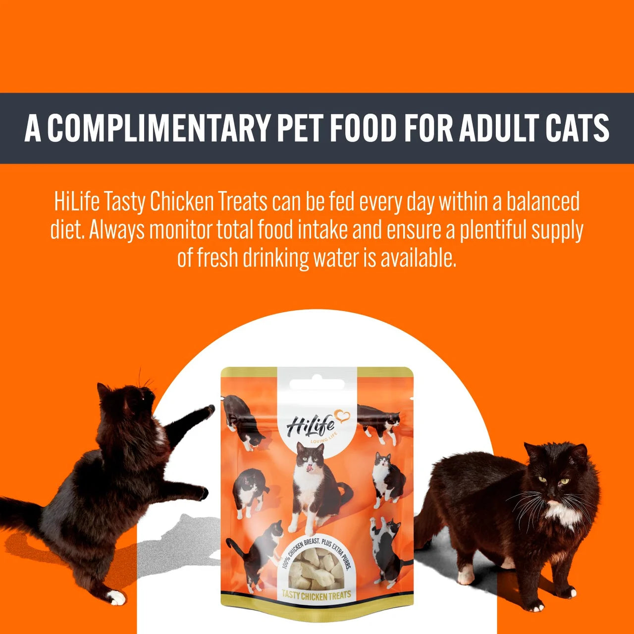 HiLife It's only Natural Chicken Breast Cat Treats 10g