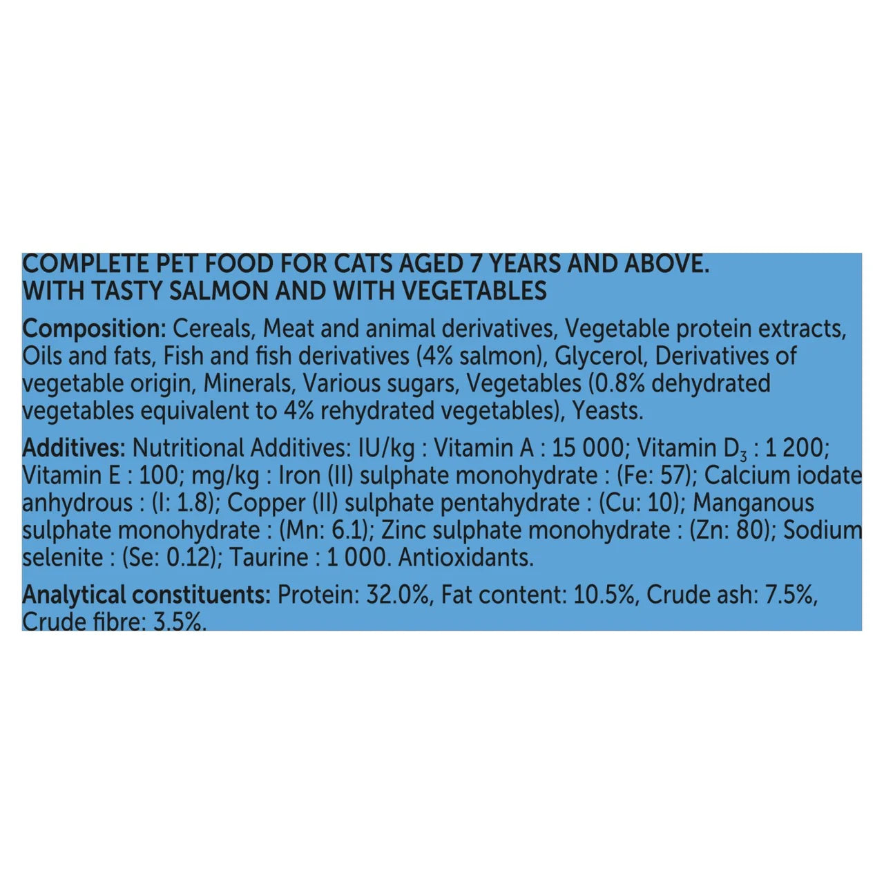 Felix Doubly Delicious Senior 7+ Salmon & Vegetables Dry Cat Food 750g