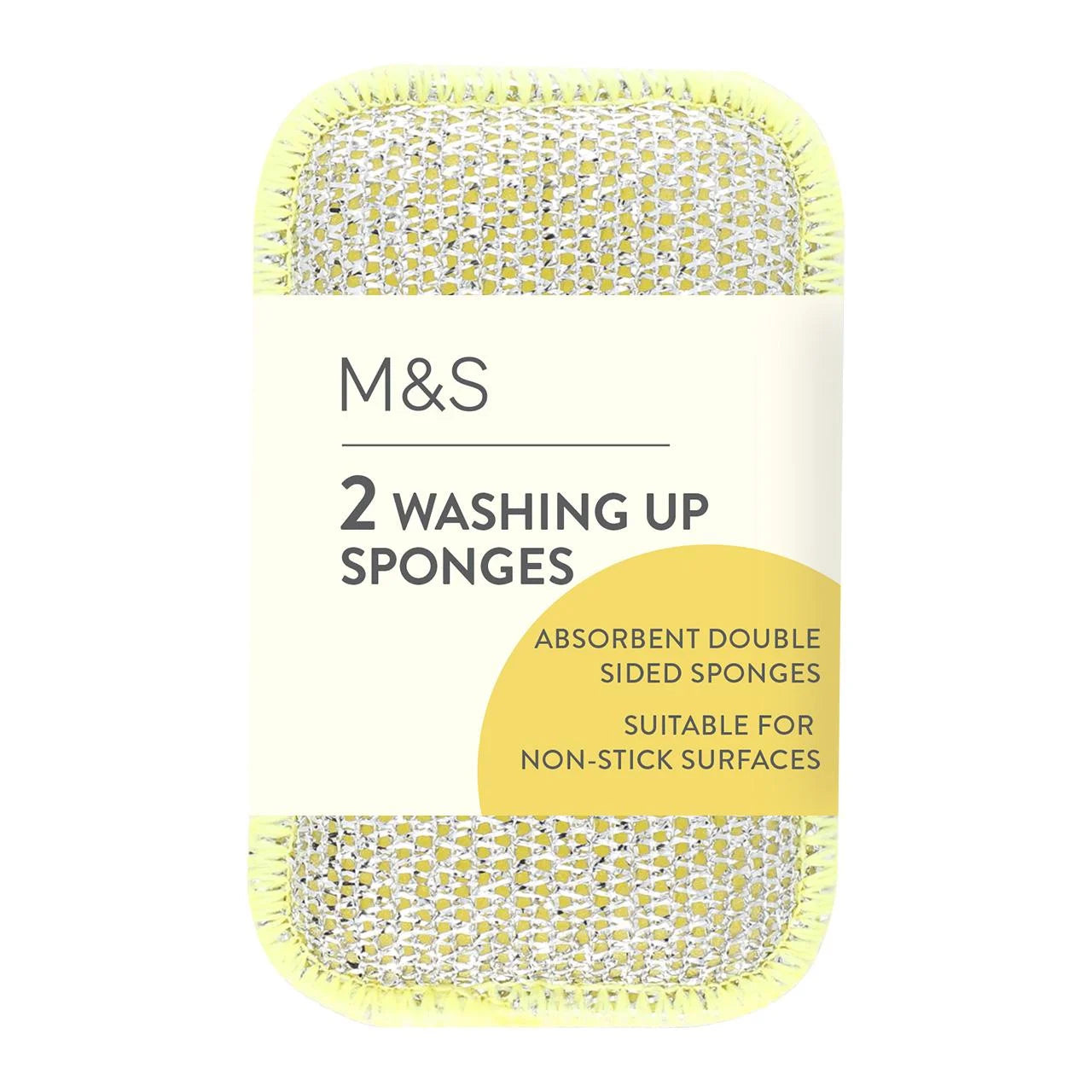 M&S 2 Washing Up Sponges 2 per pack