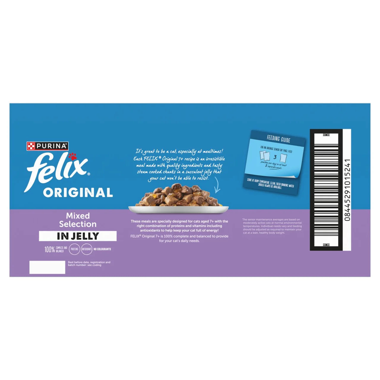 Felix Original Senior 7+ Mixed Selection in Jelly Wet Cat Food 40 x 85g