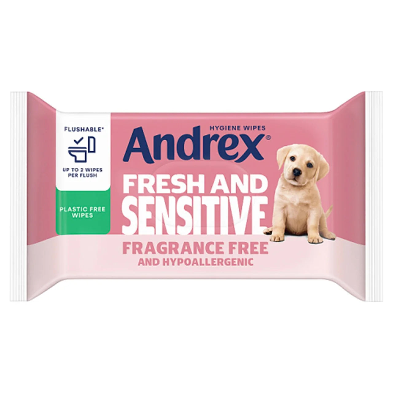 Andrex Fresh and Sensitive Flushable Hygiene Wipes 30 per pack