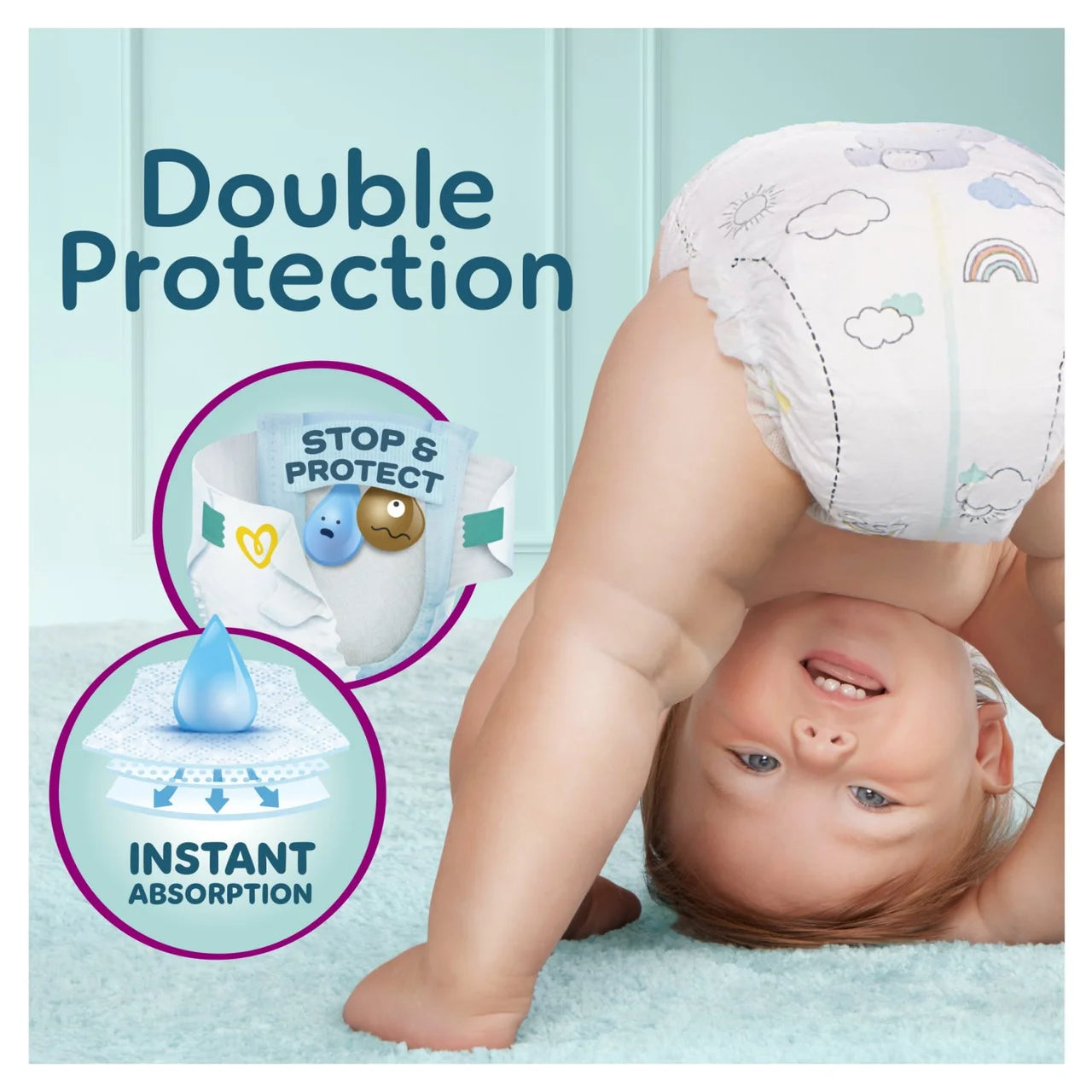 Pampers Premium Protection Size 6, 28 Nappies, Essential 28 per  Pack
