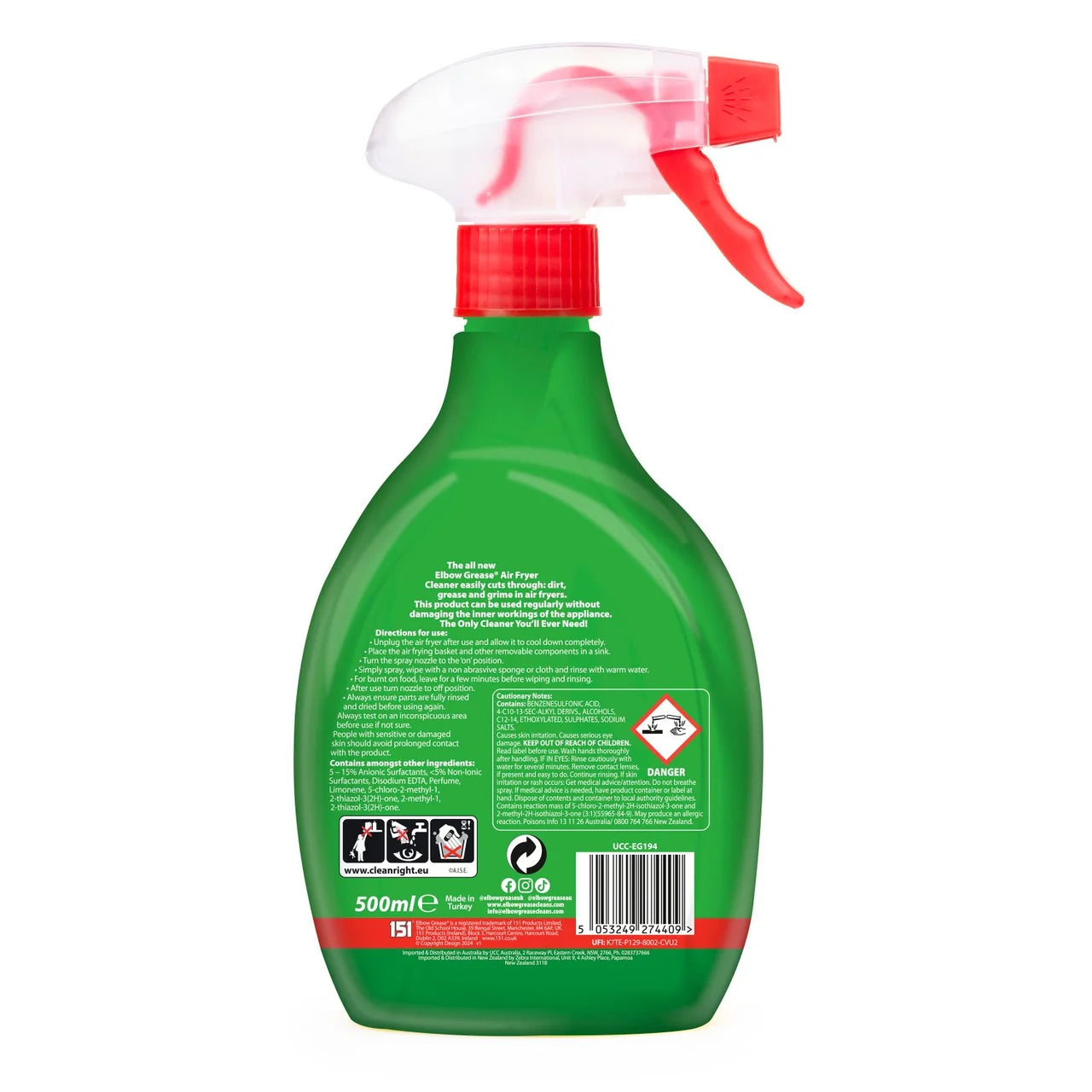 Elbow Grease Air Fryer Cleaner 500ml