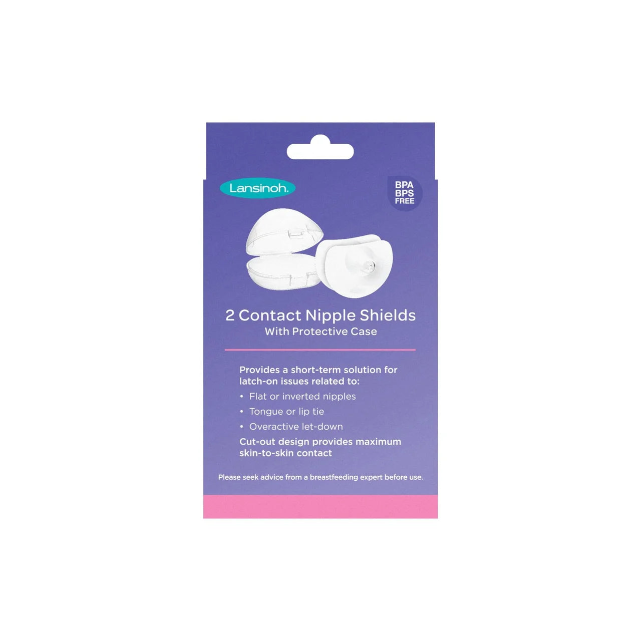 Lansinoh Contact Nipple Shields, Medium 20mm , 2 per pack