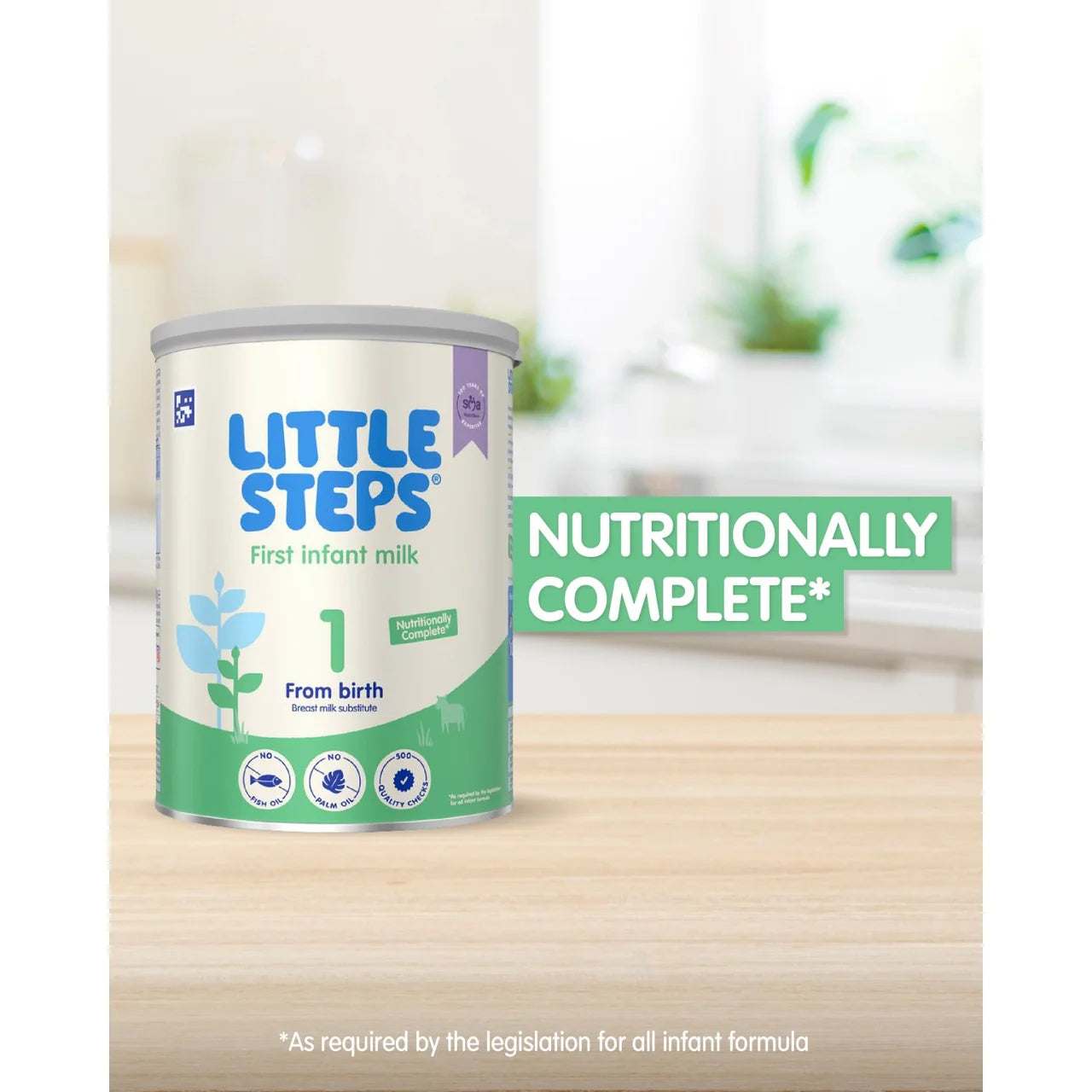 LITTLE STEPS First Infant Baby Milk Powder Formula from birth 800 g
