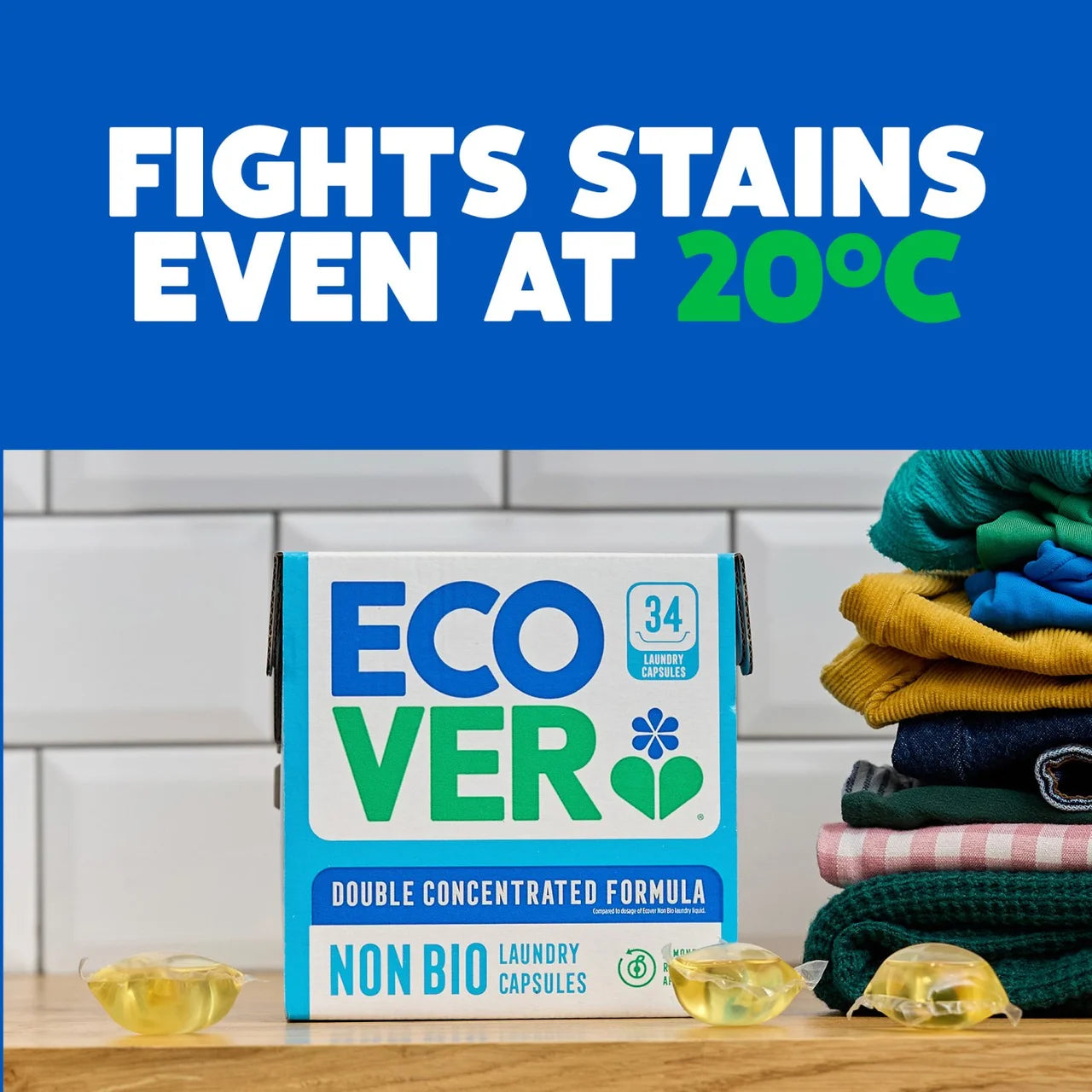 Ecover Laundry Capsules Bio 34 Washes